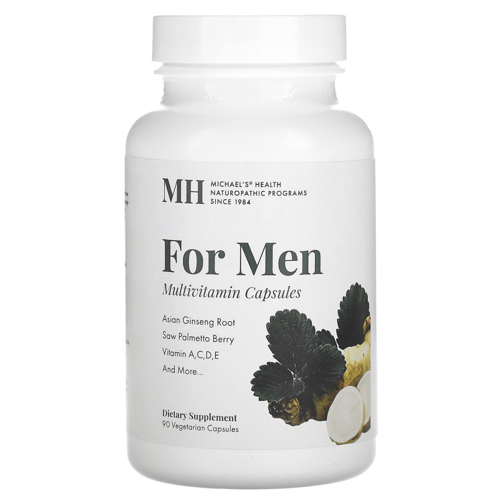 Michael's Naturopathic , For Men, Multivitamin Capsules 90 Vegetarian Capsules