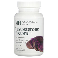 Michael's Naturopathic, Testosteron-Faktoren, 90 Vegetarische Tabletten