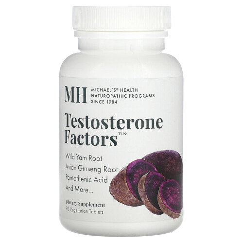 Michael's Naturopathic, Facteurs de Testostérone, 90 Comprimés Végétariens