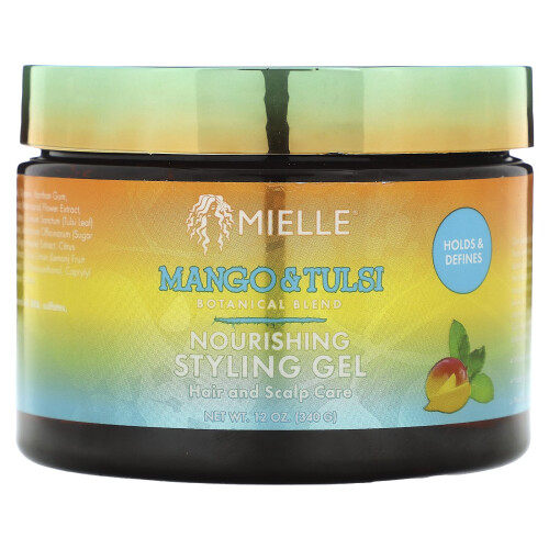 Mielle Gel de Estilo Nutritivo Mielle Mango & Tulsi 12 Oz (Pack de 1)