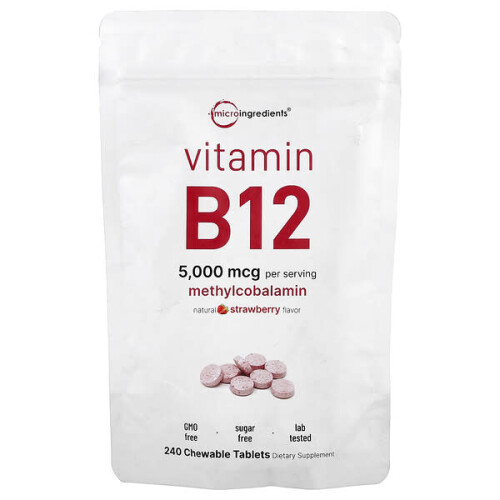 Vitamine B12, Fraise