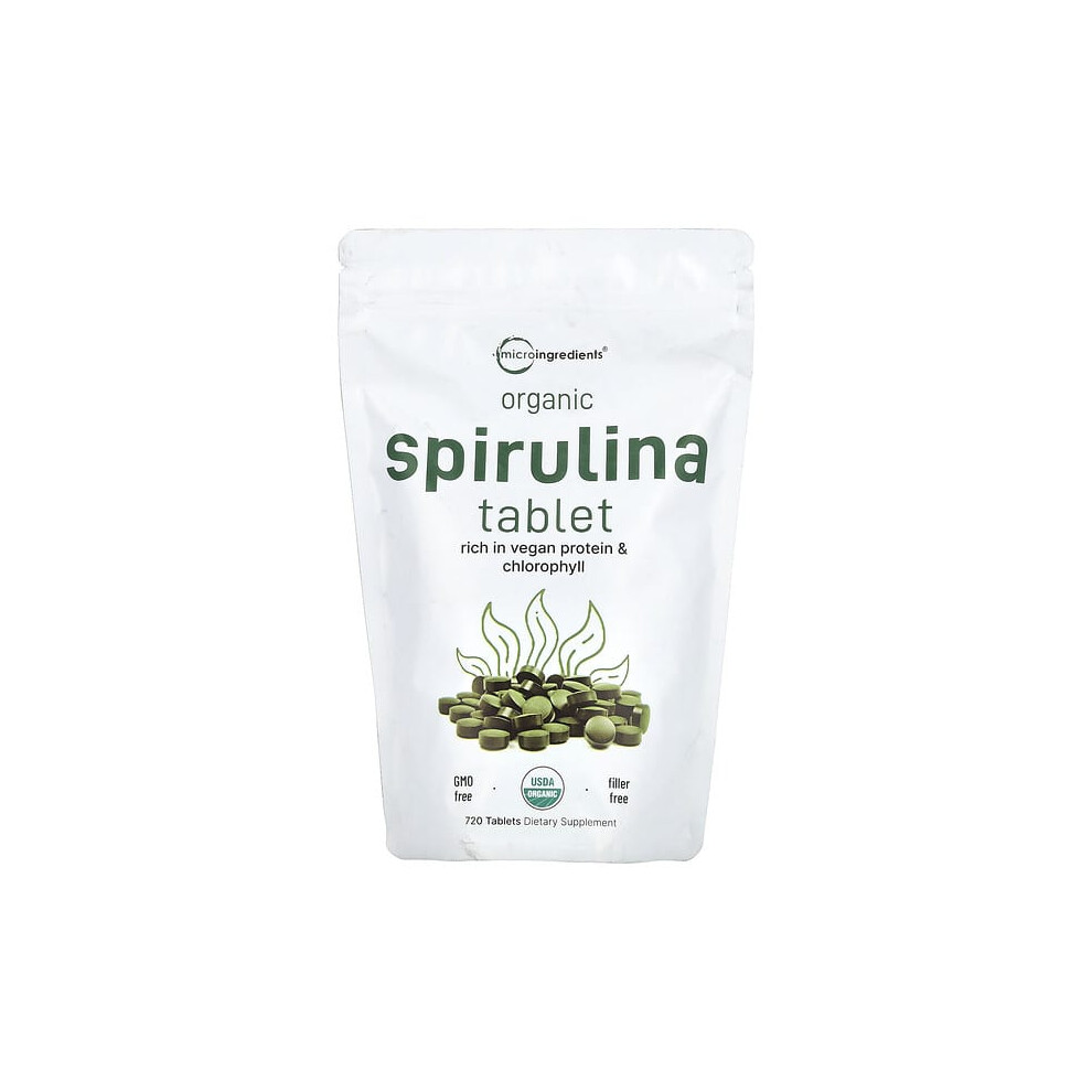 Micro Ingredients Organic Spirulina Tablet