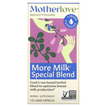 Motherlove, More Milk Special Blend, 120 Flüssigkapseln