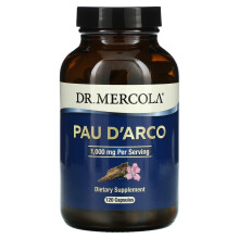 Dr. Mercola, Pau D'Arco, 1.000 mg, 120 Kapseln (500 mg pro Kapsel)