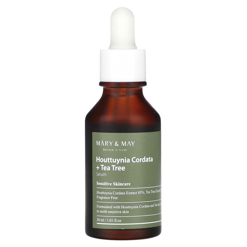 Mary & May , Houttuynia Cordata + Tea Tree Serum, 1.01 Fl Oz (30 Ml)