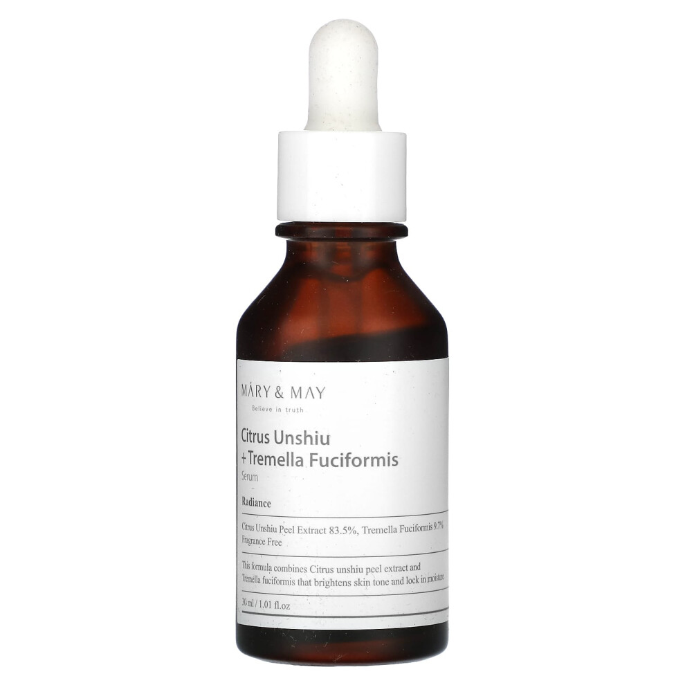 Mary & May , Citrus Unshiu + Tremella Fuciformis Serum, 1.01 Fl Oz (30 Ml) - Image 3