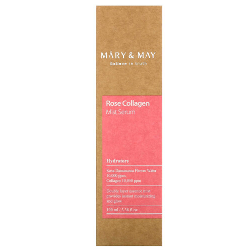 Mary & May, Ρόζα Κολάτζεν Μυστήριο Σερουμ, 3.38 fl oz (100 ml) 2