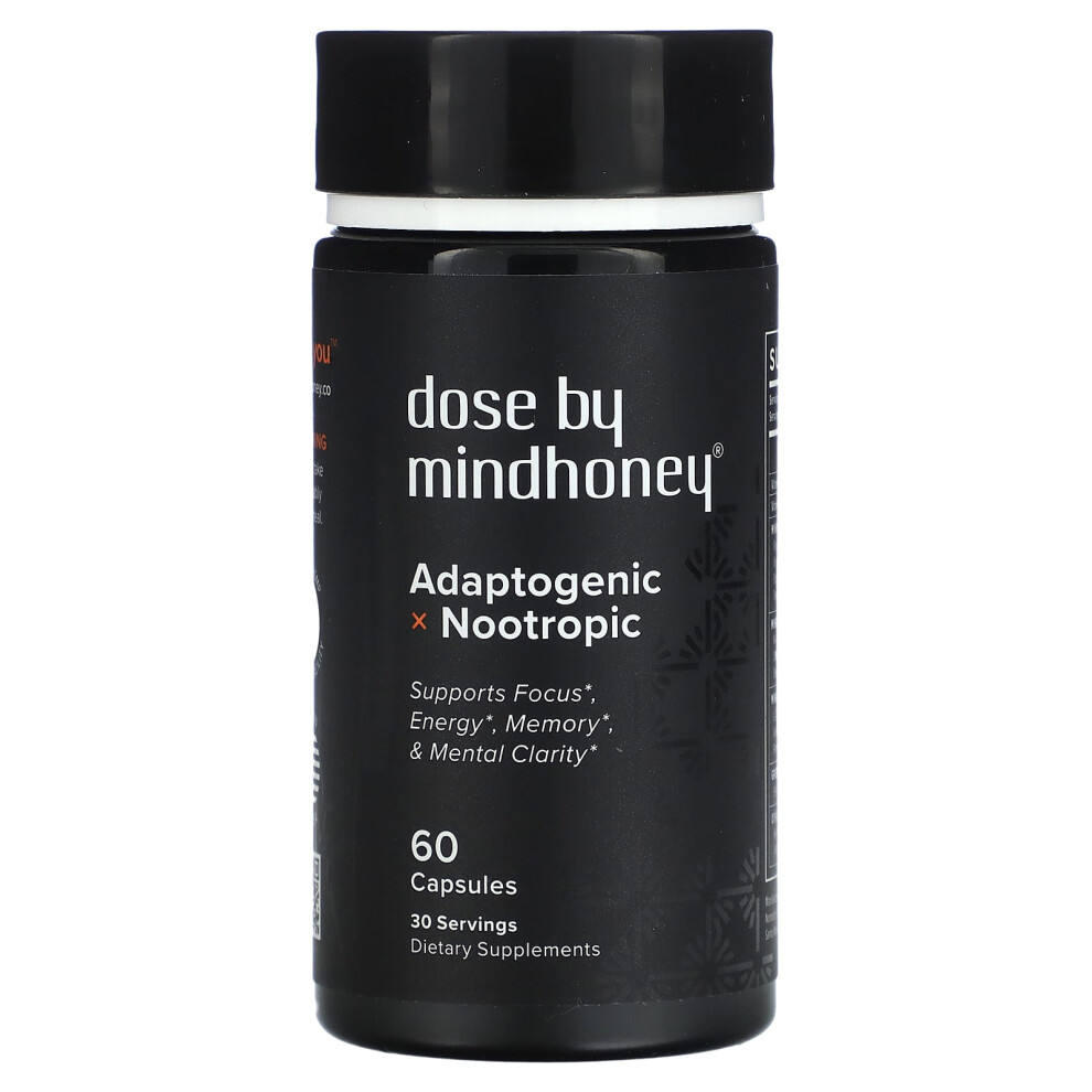 Mindhoney , Dose, Adaptogenic Nootropic, 60 Capsules