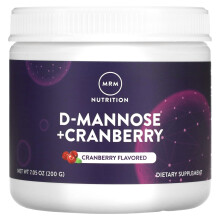 MRM Nutrition, D-Mannose + Cranberry, Cranberry, 7,05 oz (200 g)