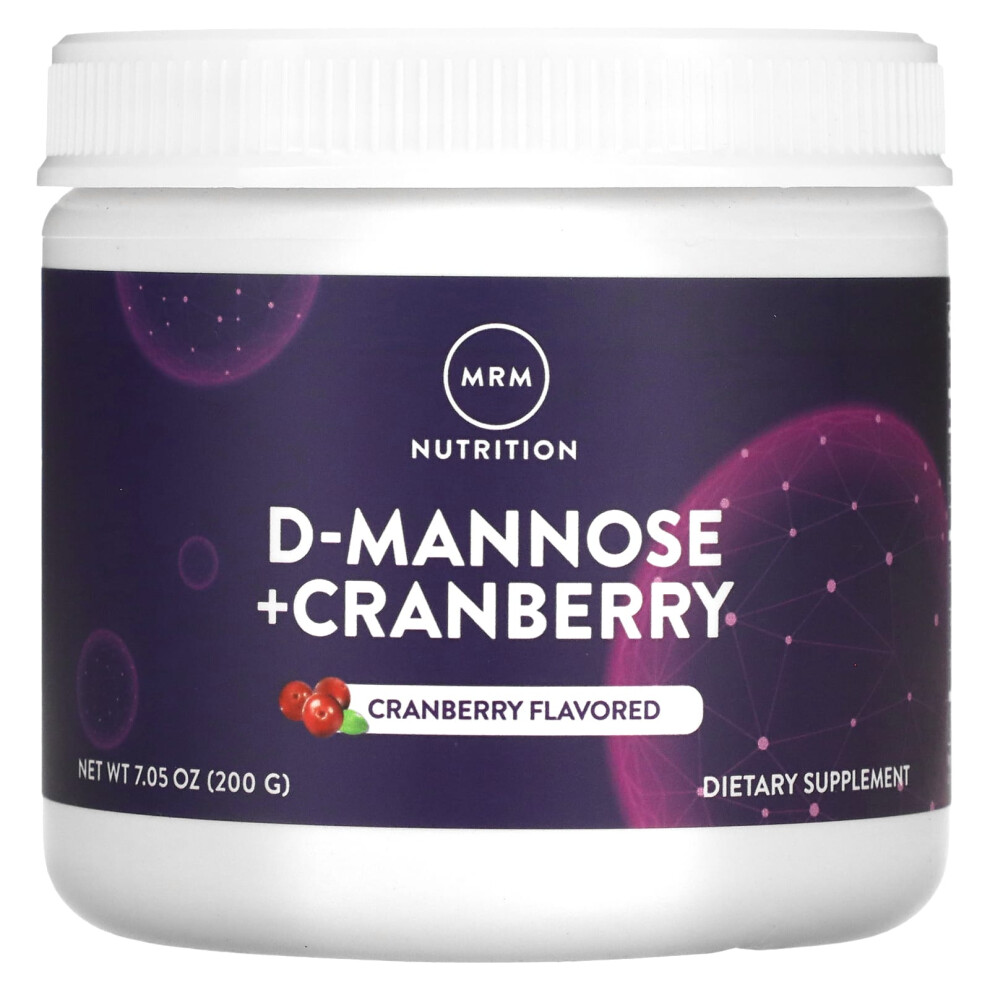 Mrm Nutrition , D-Mannose + Cranberry, Cranberry, 7.05 Oz (200 G)