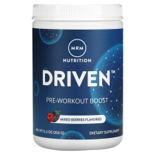MRM Nutrition, DRIVEN, Boost Pré-Entraînement, Baies Mixtes, 12,3 oz (350 g)