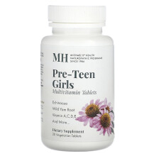 Michael's Naturopathic, Multivitamin für Mädchen im Vor-Teen-Alter, 30 vegetarische Tabletten