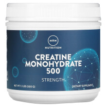 MRM Nutrition, Monohydrate de Créatine 500, Force, 1,1 lb (500 g)