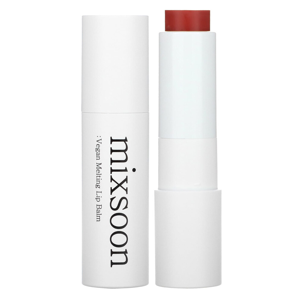 Mixsoon , Vegan Melting Lip Balm, 02 Dry Rose, 0.14 Oz (4.1 G)
