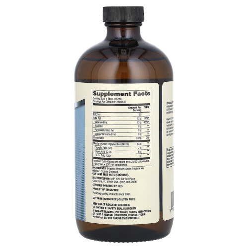 Dr. Mercola, Biothin, MCT-Öl, 16 fl oz (473 ml) 2
