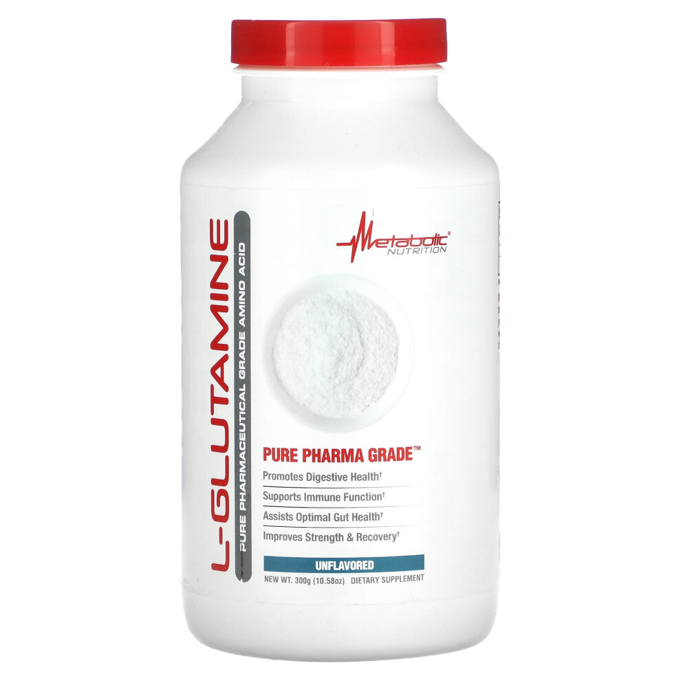 Metabolic Nutrition , L-Glutamine, Unflavored, 10.58 Oz (300 G)