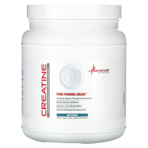 Metabolic Nutrition, Créatine, Non Aromatisée, 17,64 oz (500 g)
