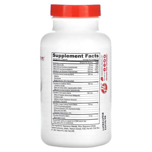 Metabolic Nutrition, Phenodrex, 60 Kapseln 2
