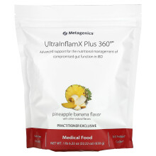 Metagenics, UltraInflamX Plus 360, Medizinisches Lebensmittel, Ananas-Banane, 22,22 oz (630 g)