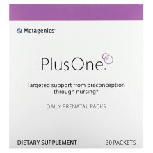 Metagenics, Plus One, Tägliche Schwangerschafts-Packs, 30 Beutel