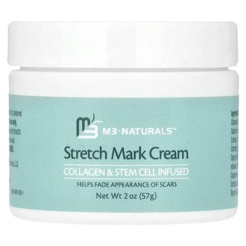 M3 Naturals, Crème pour Vergetures, 2 oz (57 g)