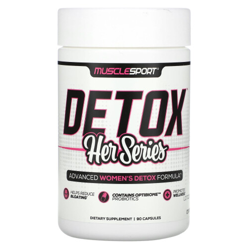 MuscleSport, Détox, Série Her, 90 Capsules