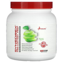 Metabolic Nutrition, Synedrex, Vor-Wettkampf-Vorbereitung, Grüner Apfel, 14,8 oz (420 g)