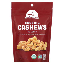 Mavuno Harvest, Bio-Cashewnüsse, Geröstet, 4 Unzen (112 g)