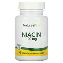 NaturesPlus, Niacin, 100 mg, 90 Tabletten