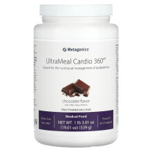 Metagenics, UltraMeal Cardio 360, Medizinisches Lebensmittel, Schokolade, 1 lb 3,01 Unzen (539 g)