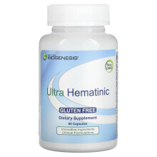 Nutra BioGenesis, Ultra Hämatinikum, 60 Kapseln