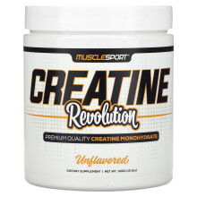 MuscleSport, Révolution de Créatine, Non Aromatisé, 10,6 oz (300 g)