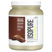 Isopure, Pflanzliches Proteinpulver, Schokolade, 1,37 Pfund (621 g)