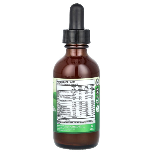 Nature's Craft, Kinder Multivitamin, Zuckerfrei, Orange, 60 ml 2