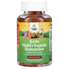 Nature's Craft, Gommes Multivitaminées pour Enfants, Fruits Assortis, 120 Gommes