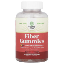 Nature's Craft, Faser Gummis, Orange & Beerenmix, 120 Gummis