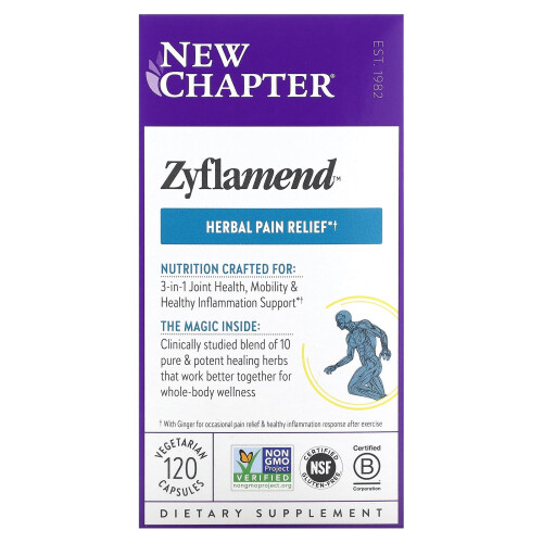 New Chapter, Zyflamend, 120 Vegetarische Kapseln