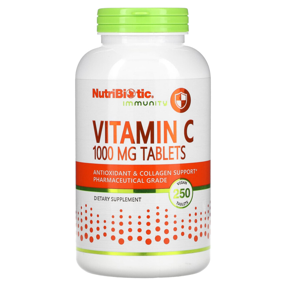 Nutribiotic , Immunity, Vitamin C, 1,000 Mg, 250 Vegan Tablets