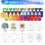 MojiDecor 32 Χρώματα Σετ Tie Dye, Μόνιμο Χρώμα Υφασμάτων για Παιδιά και Ενήλικες 6