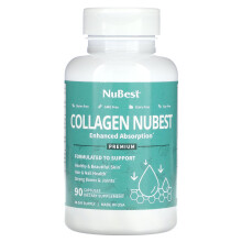 NuBest, Collagène Premium Nubest, Absorption Améliorée, 90 Capsules