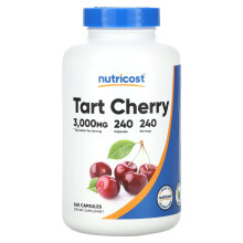 Nutricost, Sauerkirsche, 3.000 mg, 240 Kapseln