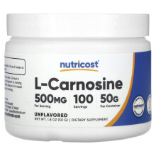 Nutricost, L-Carnosin, Ungeschmackt, 1,8 Unzen (50 g)
