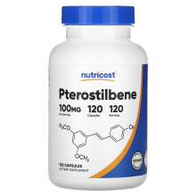 Nutricost, Pterostilbene, 100 mg, 120 Kapseln