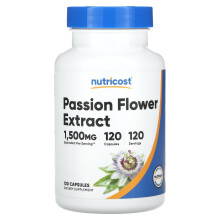 Nutricost, Extrait de Passiflore, 1 500 mg, 120 gélules