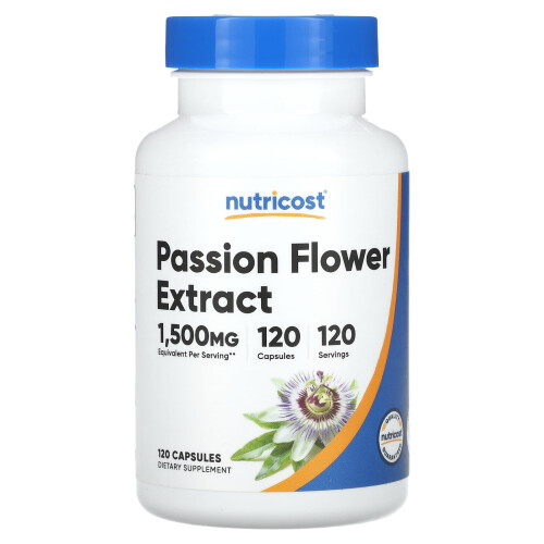 Nutricost, Extrait de Passiflore, 1 500 mg, 120 gélules