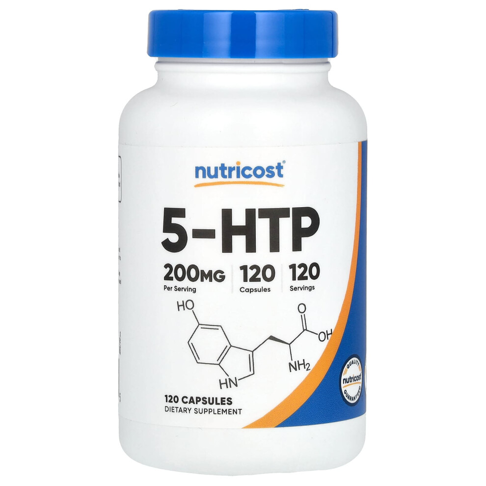 Nutricost , 5-Htp, 200 Mg, 120 Capsules