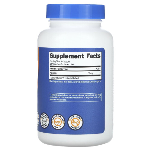 Nutricost, Apigenin, 50 mg, 180 Kapseln 2