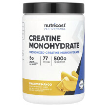 Nutricost, Performance, Monohydrate de Créatine, Ananas Mangue, 1,1 lb (500 g)