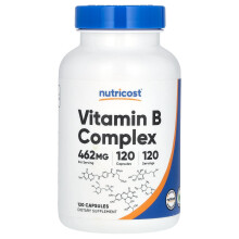 Nutricost, Complexe de Vitamines B, 462 mg, 120 Gélules