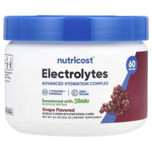 Électrolytes, Complexe d'Hydratation Avancé, Raisin